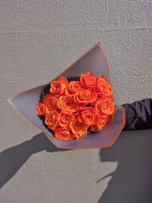 Orange Roses | Small Bunch