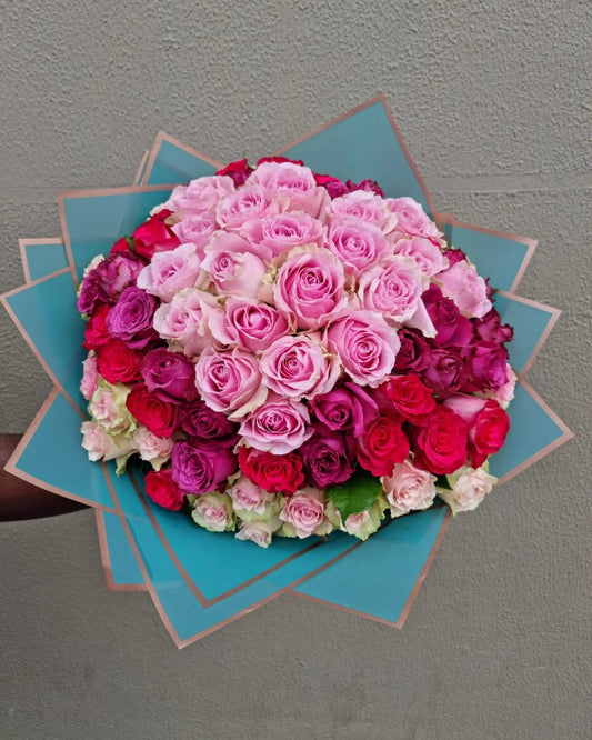 Pink Roses | Large Bunch