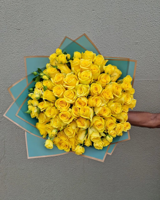 Yellow Roses | Large Bunch