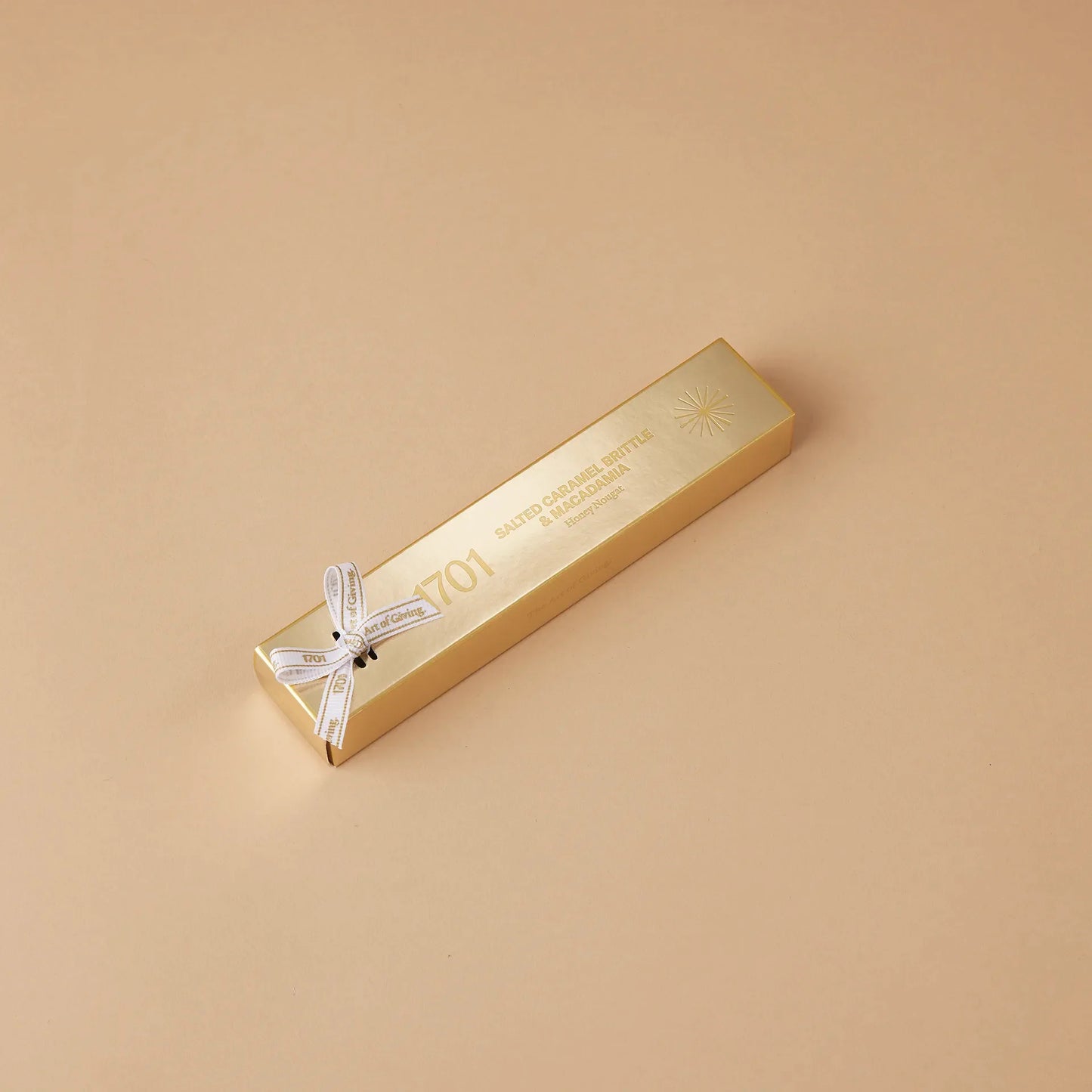 Salted Caramel Brittle & Macadamia Honey Nougat Bar