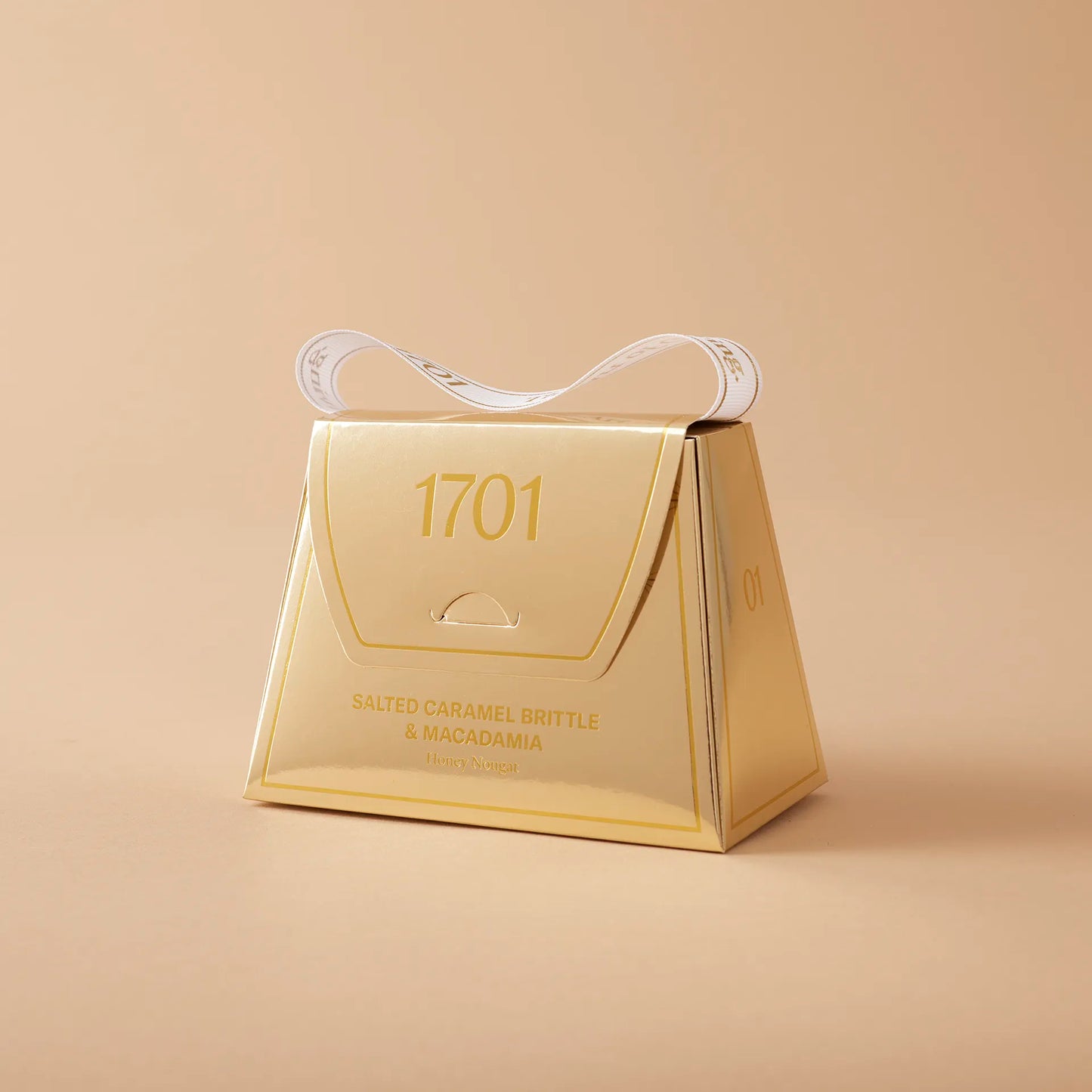 Salted Caramel Brittle & Macadamia Honey Nougat Handbag
